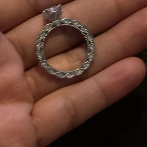 925 engagement ring moissanite stone